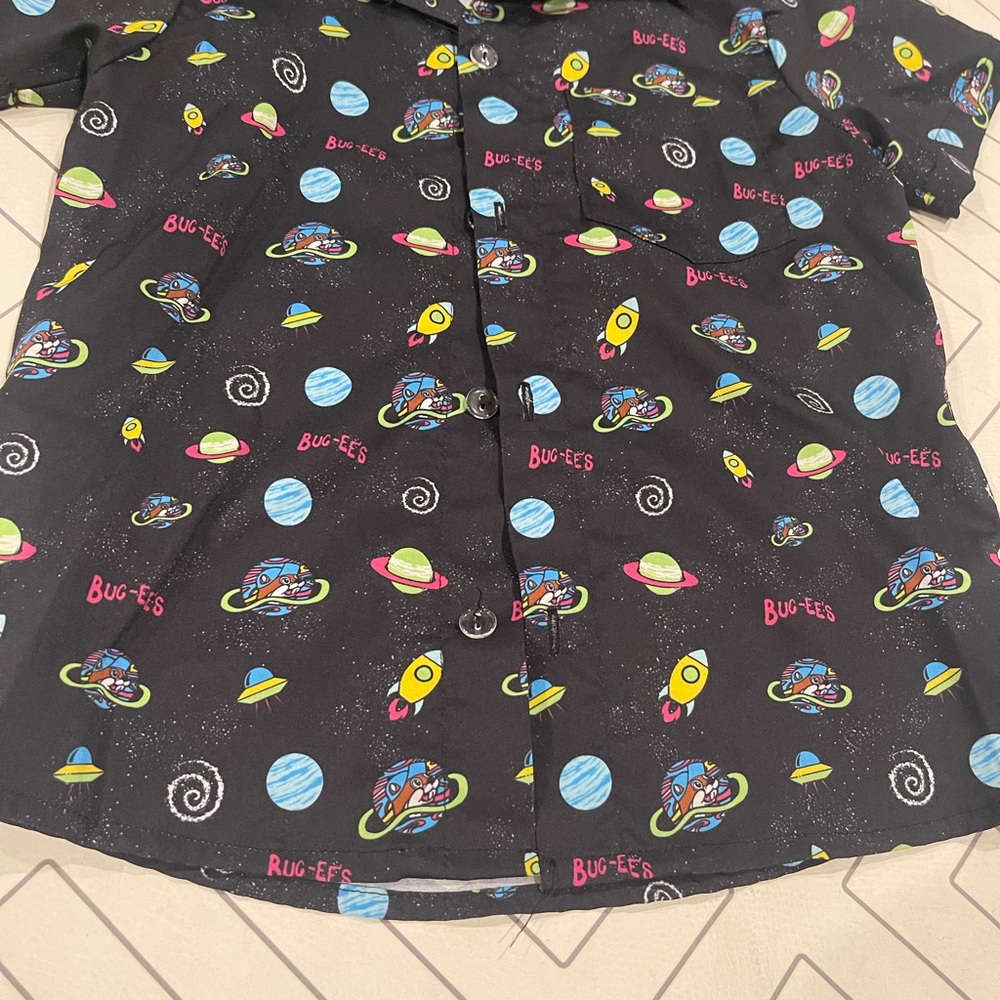 Bucee's Space Pattern Button Down - Picture 2 of 8